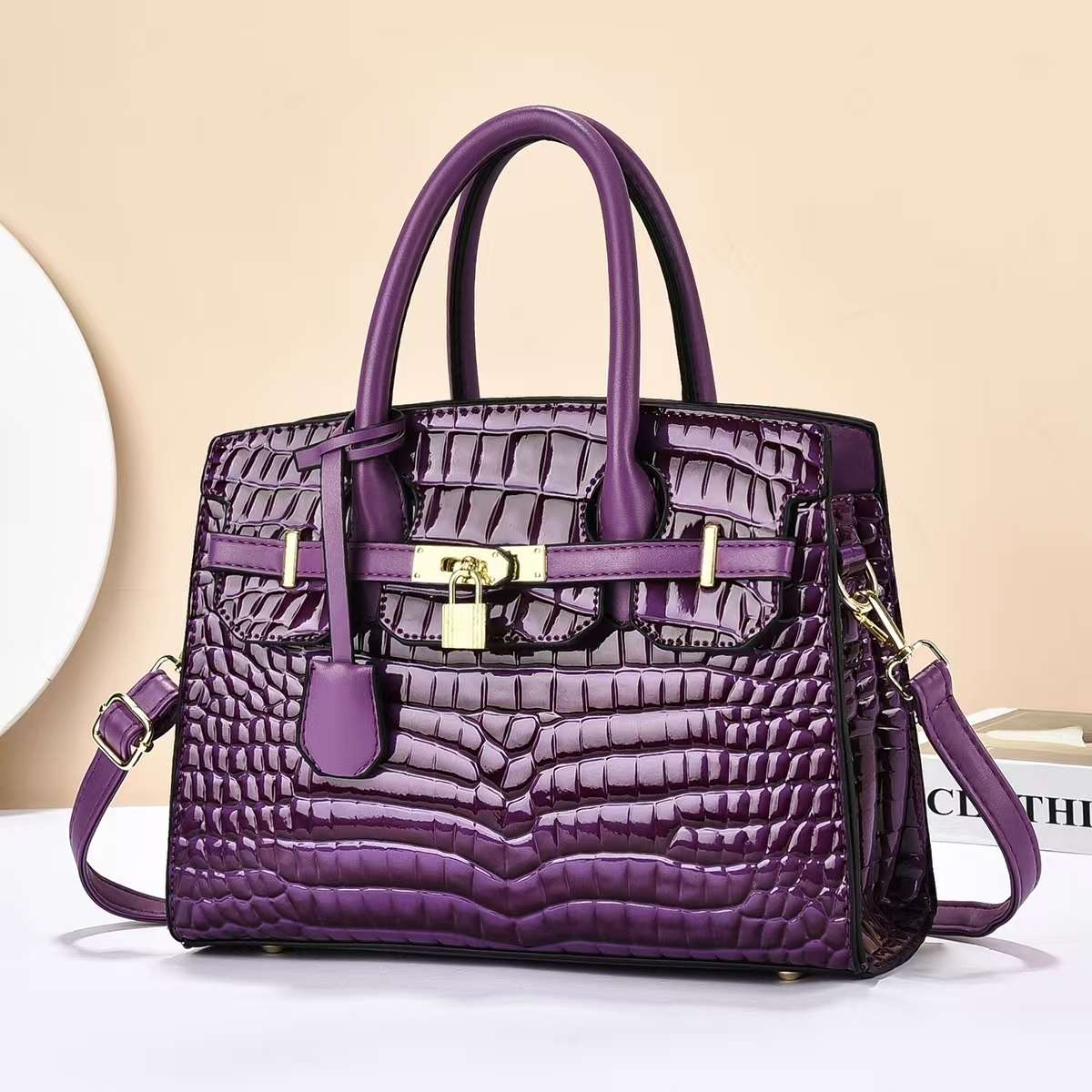Textured women's bags, tote bags, women's crossbody fashion PU women's bags, women's bags, tote bags, women's bags, women's bags detail image 9