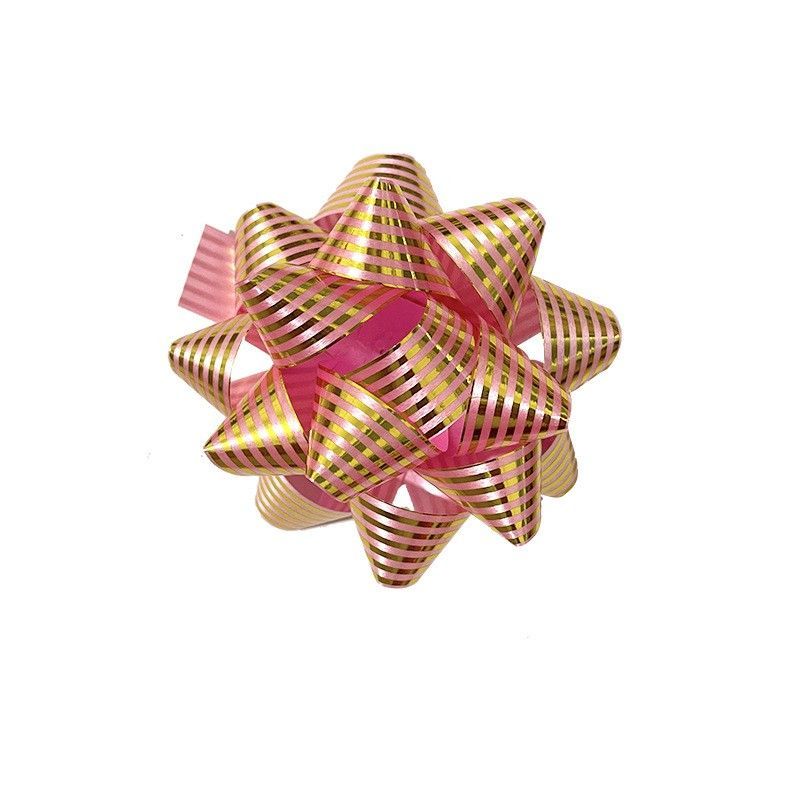 Three-dimensional gift flower packaging [Star Flower] Finished gift decoration with self-adhesive flower-patterned ribbons detail image 2