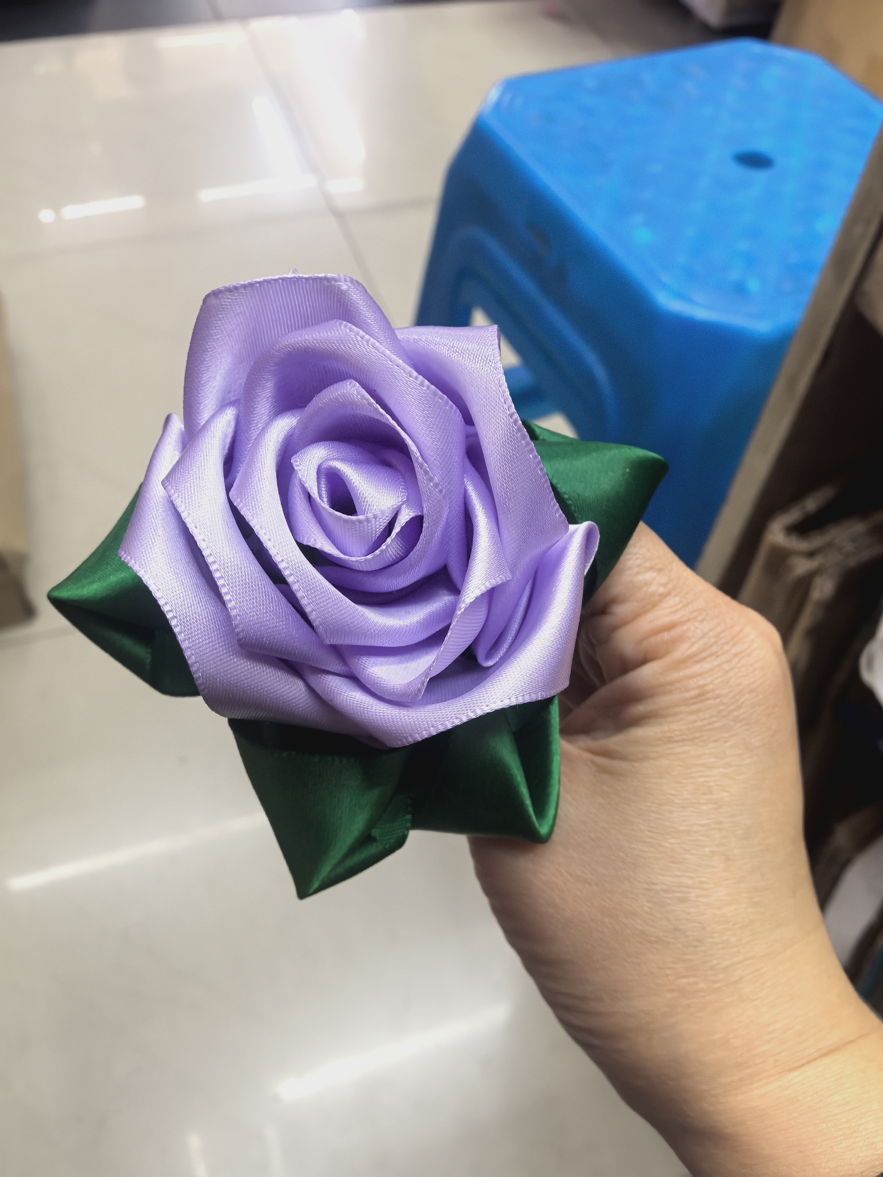 涤纶带玫瑰花手工花笔教师节礼品开学礼