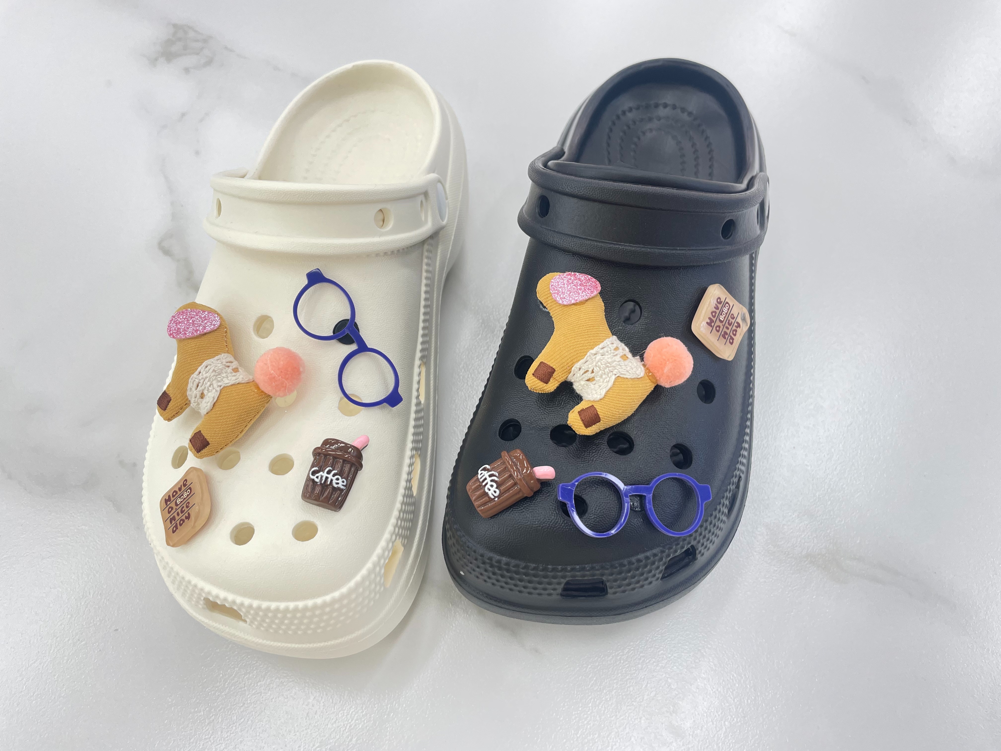 洞洞鞋装饰品潮流时尚个性鞋垫防滑透气舒适居家拖鞋DIY配件