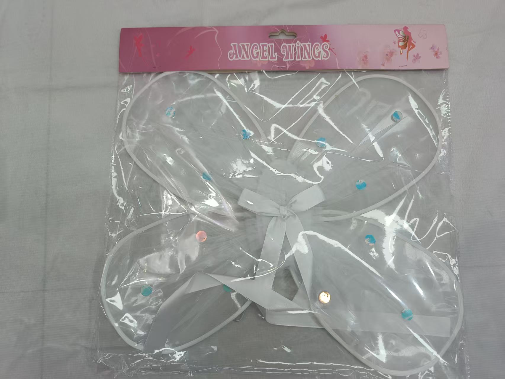 手工活外发透明材质天使翅膀烛台漂流瓶水晶花瓶