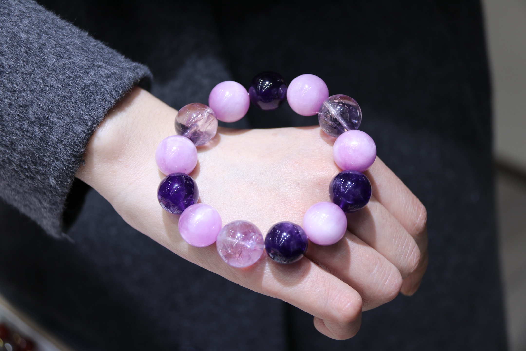 手链/红绳/手链女/水晶手串/手串白底实物图