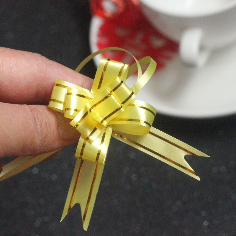Mini hand-pulled flower, small bow, wedding gift packaging box, sugar box decoration, hand-pulled flower, festival gift ribbon detail image 6