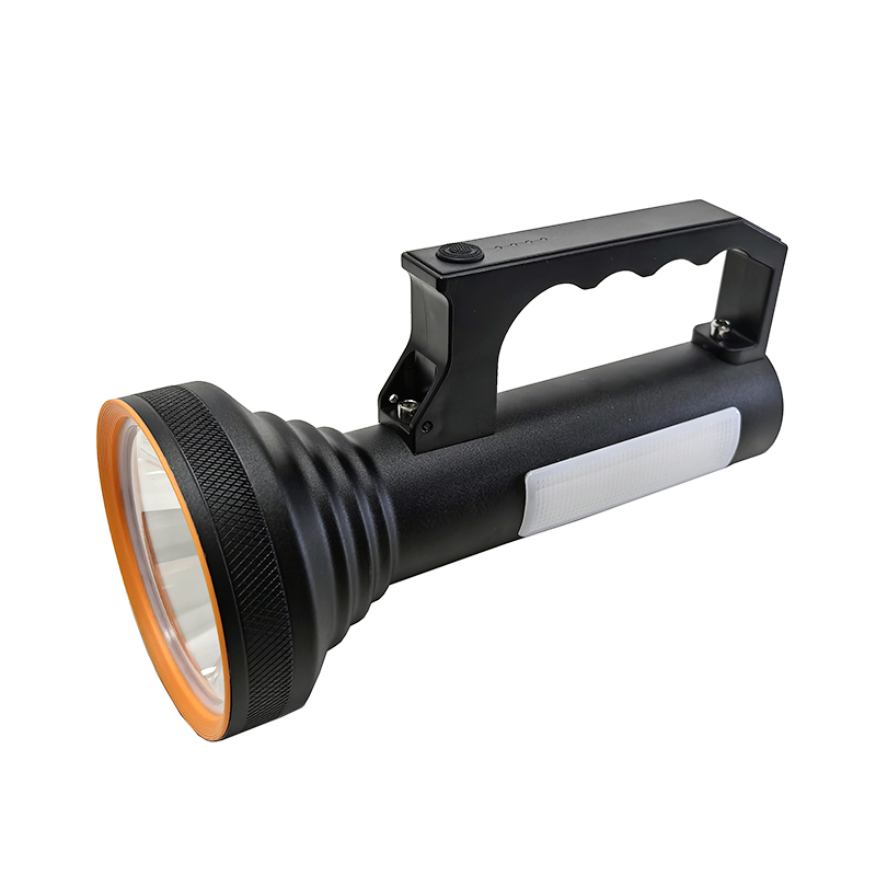 X89铝合金手提电筒充电手电筒强光手电筒便携手握电筒户外家用电筒