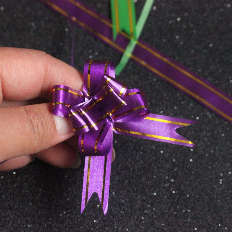 Mini hand-pulled flower, small bow, wedding gift packaging box, sugar box decoration, hand-pulled flower, festival gift ribbon detail image 5