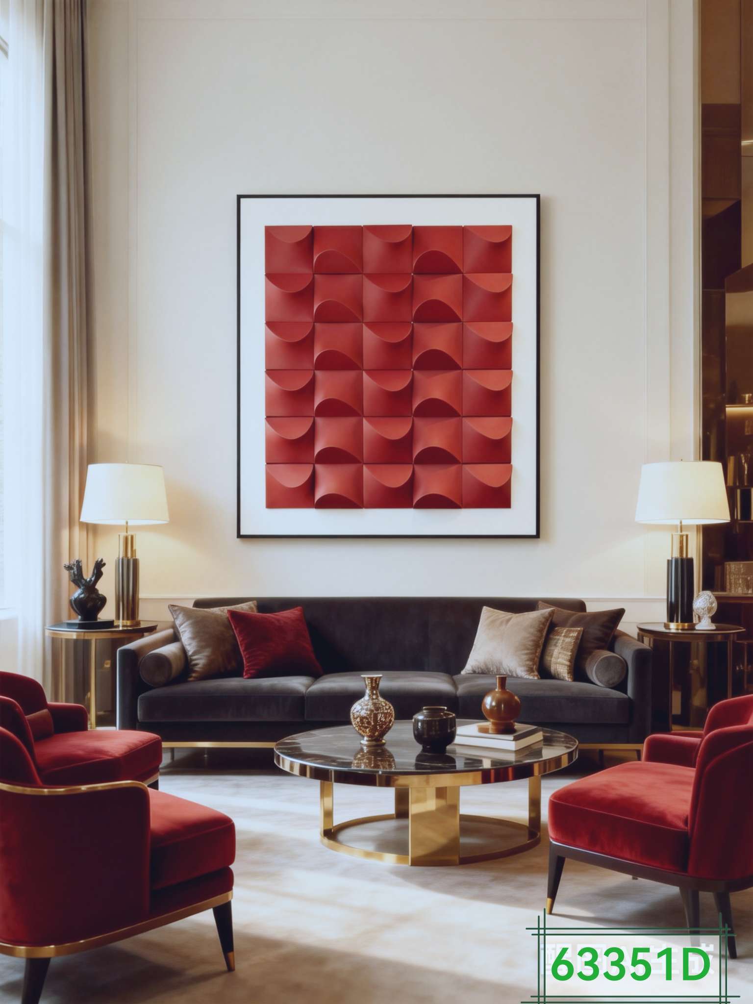 客厅3D立体装饰画