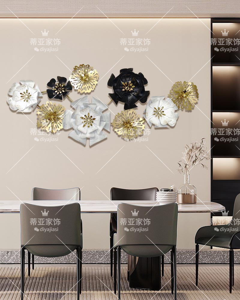 装饰花墙饰客厅卧室墙面装饰挂饰艺术摆件简约风