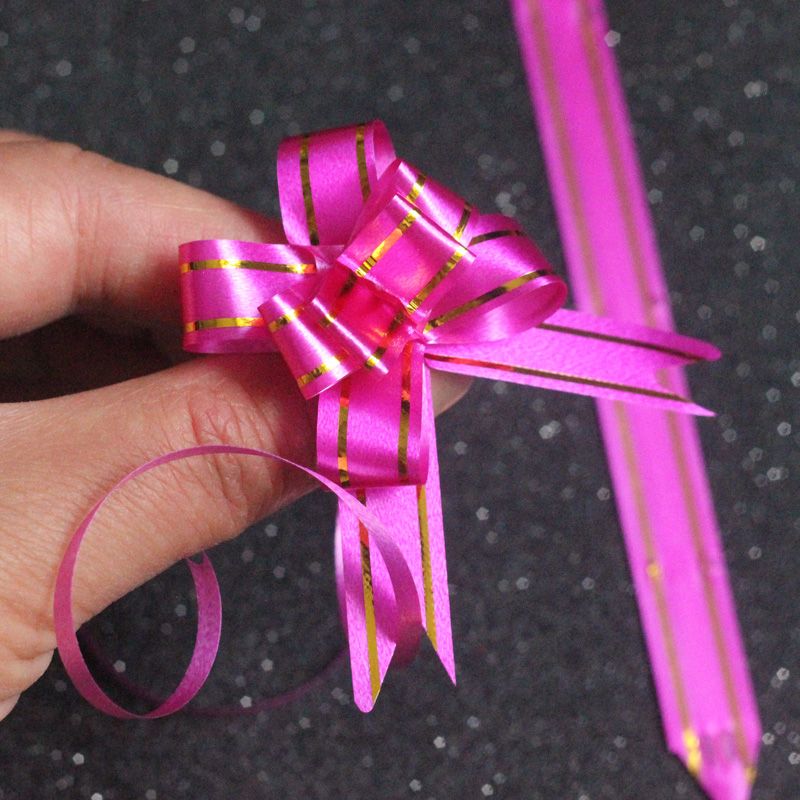 Mini hand-pulled flower, small bow, wedding gift packaging box, sugar box decoration, hand-pulled flower, festival gift ribbon Application Scenario