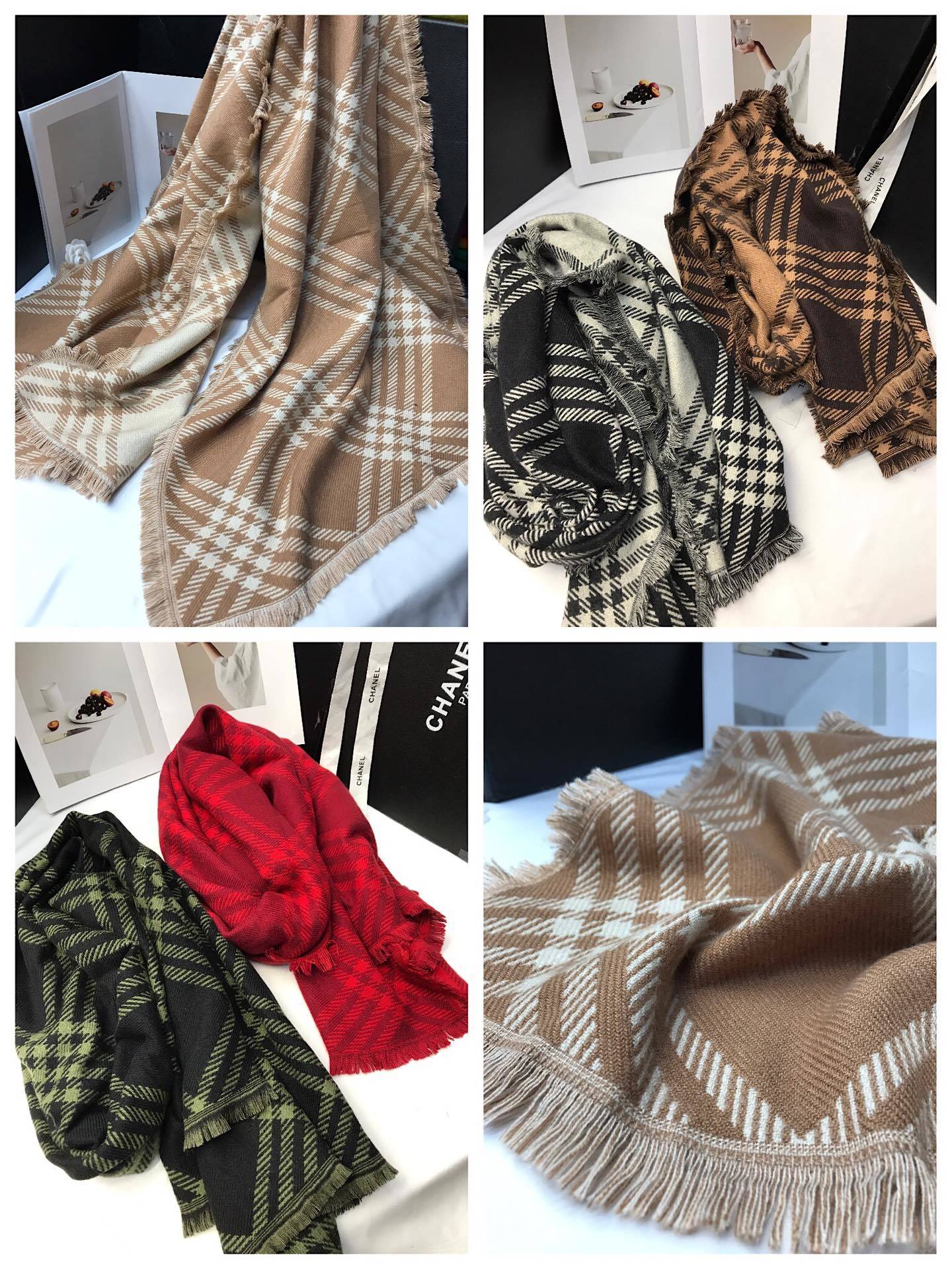 The new type of in-stock cross-border wholesale scarves are available for e-commerce live streaming. They are distributed in all directions and supplied by the supply chain of Xugag Item Picture