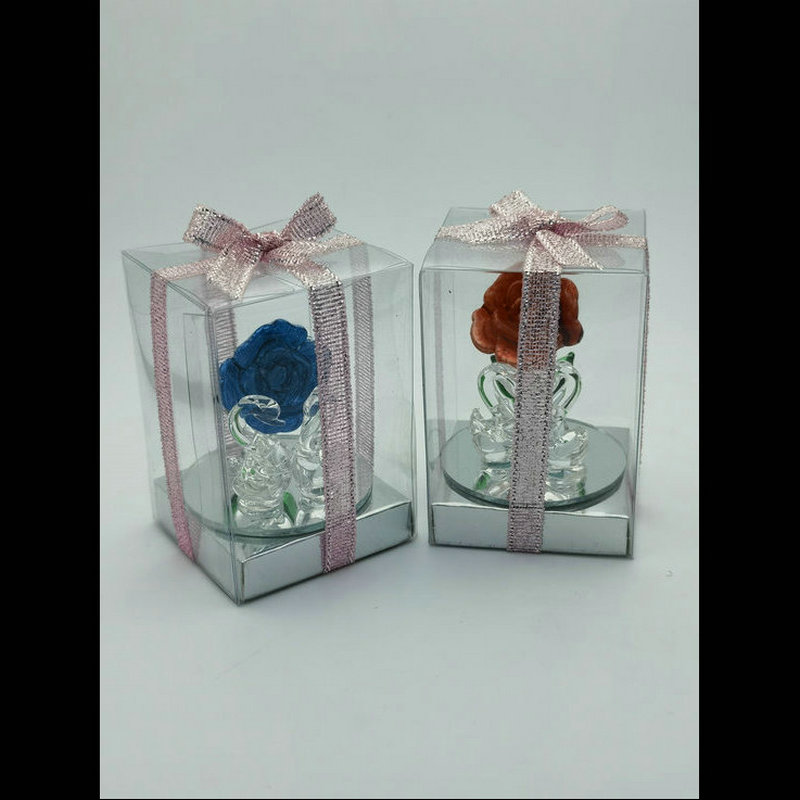 7860-1098 金贝达瓷器水晶手工玻璃工艺摆件母亲节工艺品教师节工艺品婚礼手办