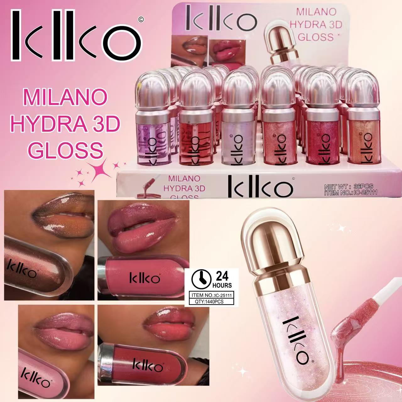 KLKO Lip Gloss makes a dazzling debut. Just one application awakens your desert lips, providing 24-hour long-lasting moisture retention. With a brilliant purple glow, it fully showcases your charming appeal. Item Picture