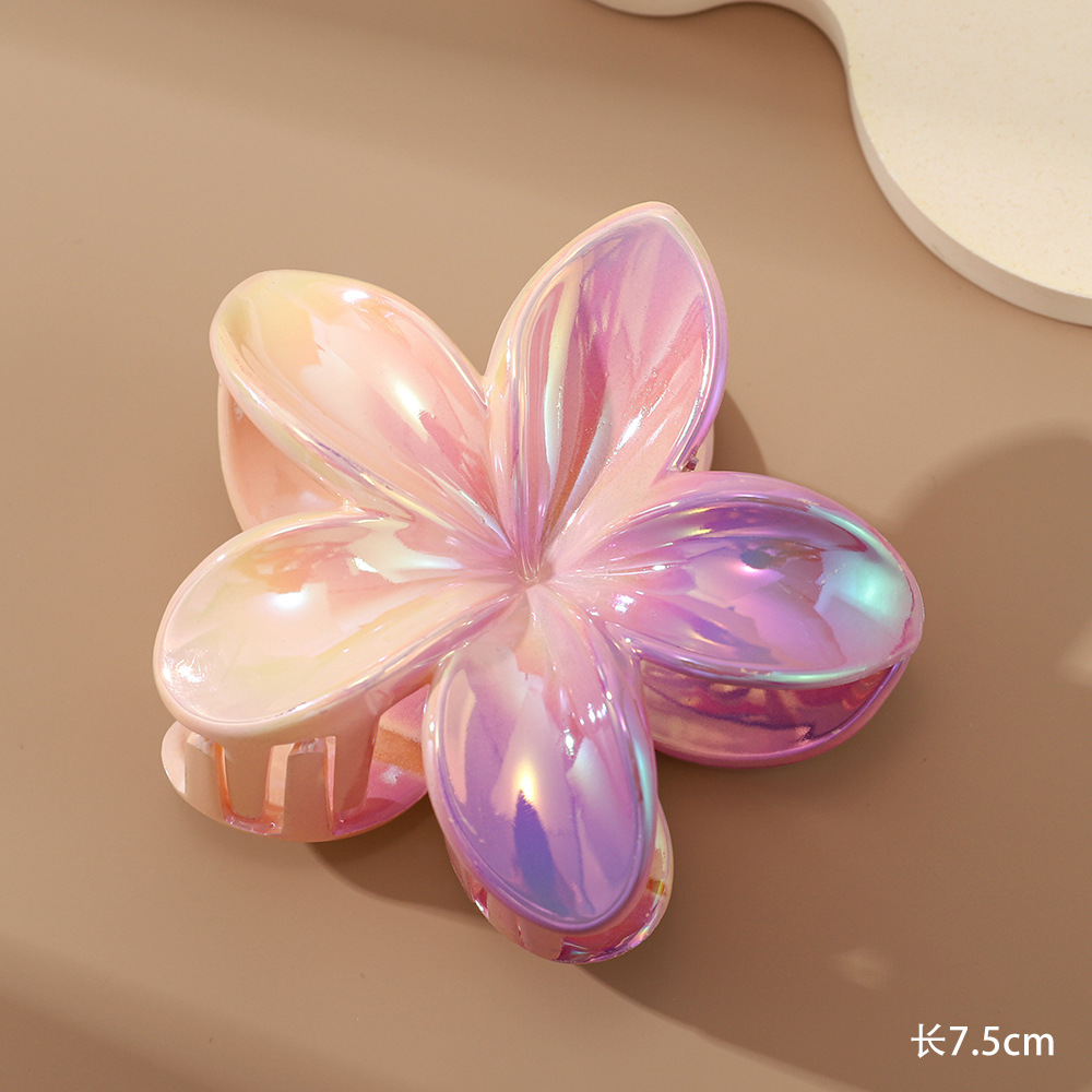 双色渐变UV镀发夹发饰抓夹造型装饰品产品图