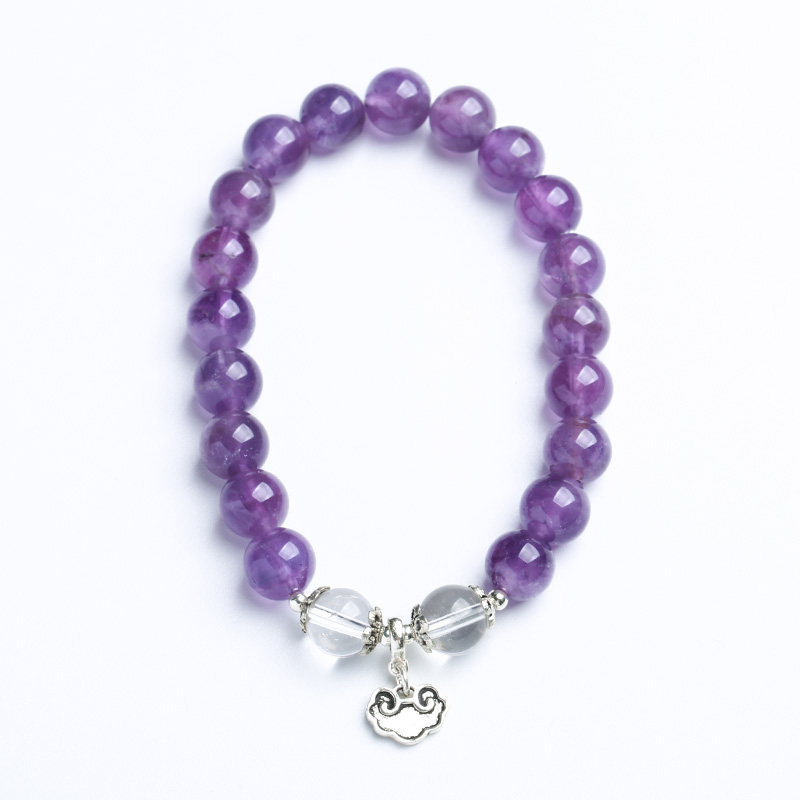 【 Ya Jin Pei Jewelry 】A4 925 Silver Amethyst Ruyi 8MM Item Picture