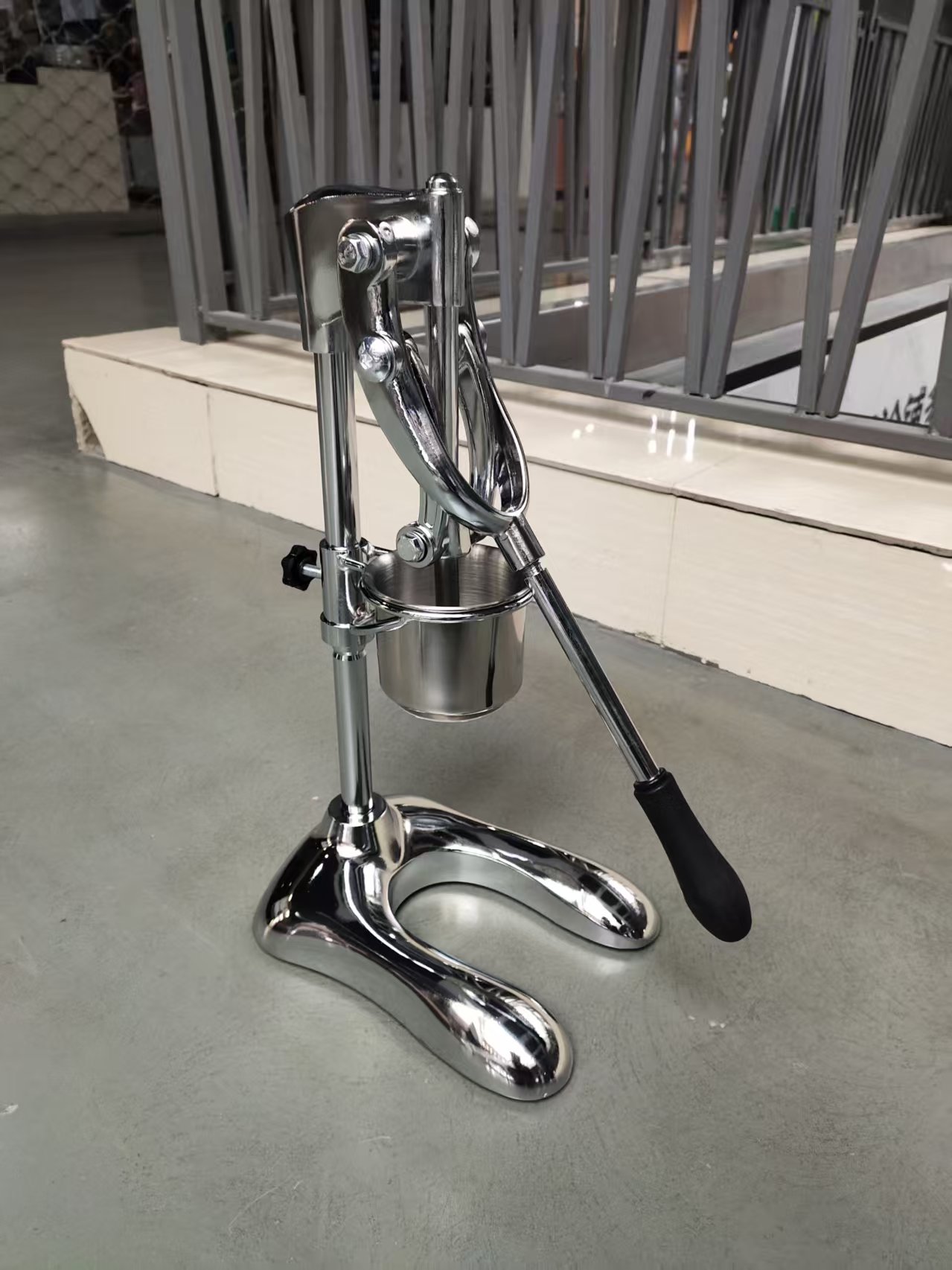 不锈钢手动薯条机家用橙汁柠檬水果手工石榴汁压汁器商用