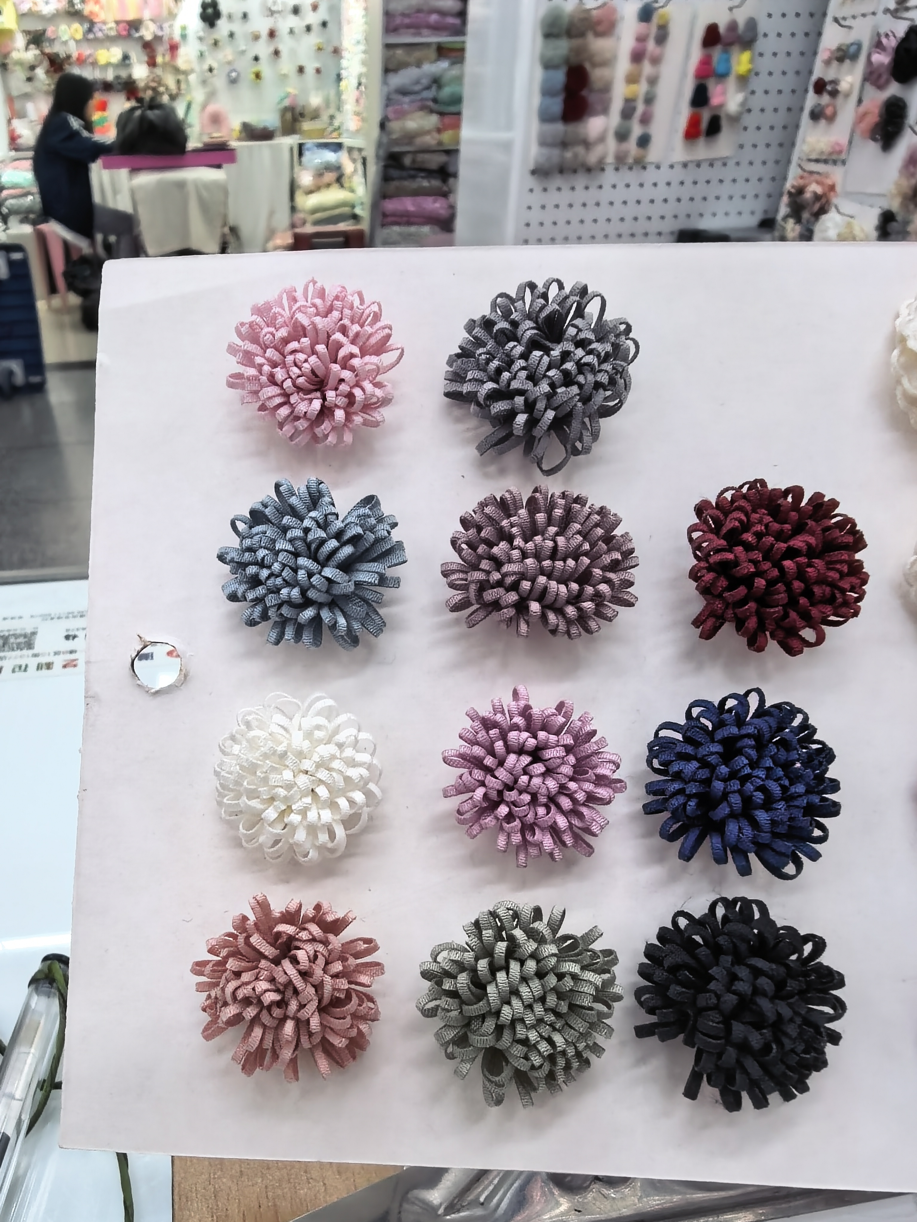 色丁布小号萝卜丝小花爆款中国风古典小配饰