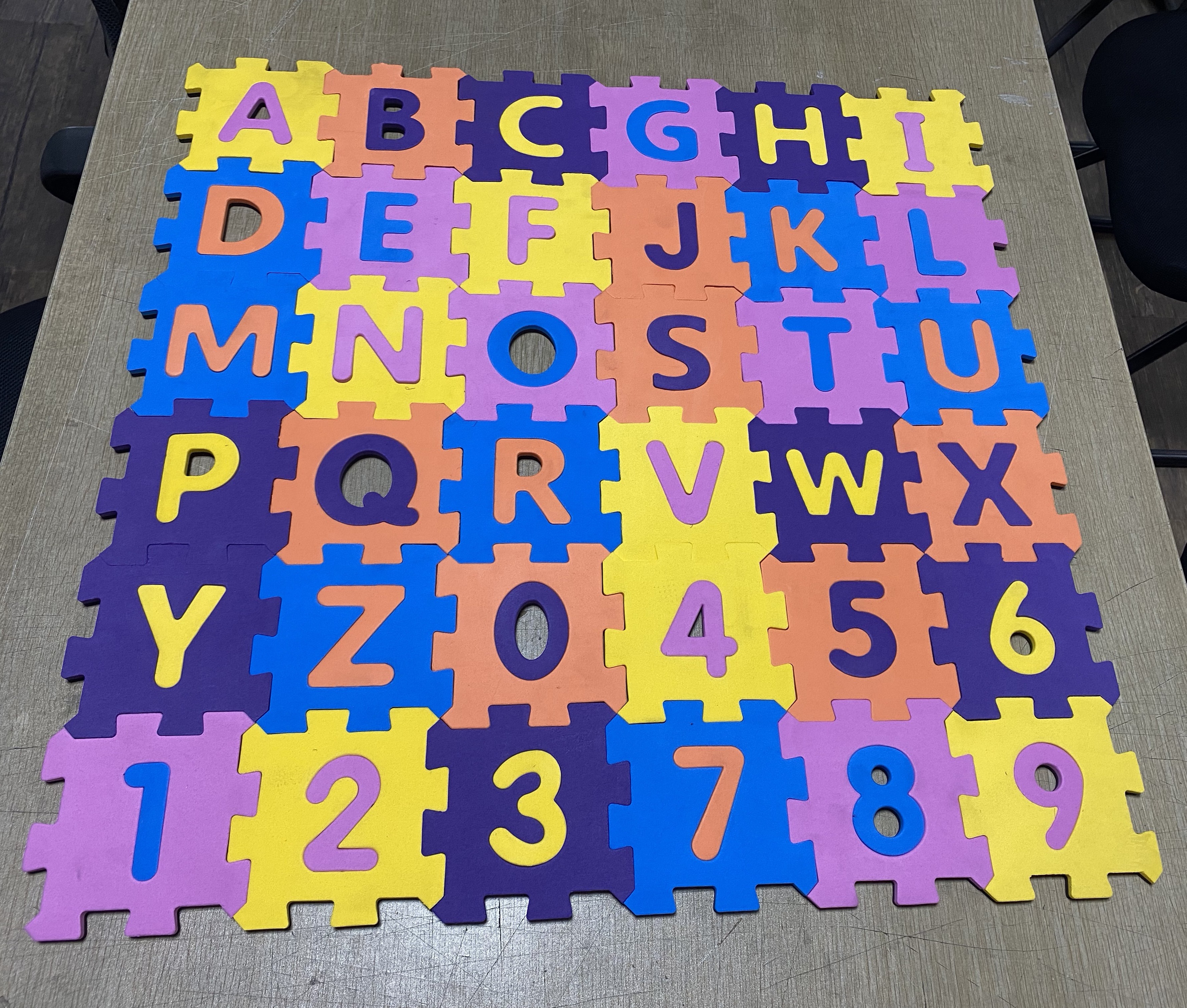 儿童玩具爬行垫游戏垫防滑垫婴儿地垫软垫拼接细节图