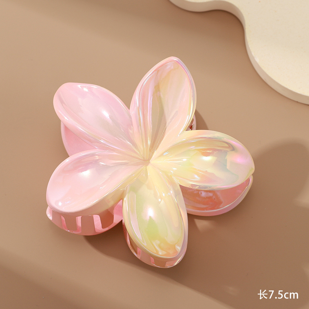 双色渐变UV镀发夹发饰抓夹造型装饰品详情图4