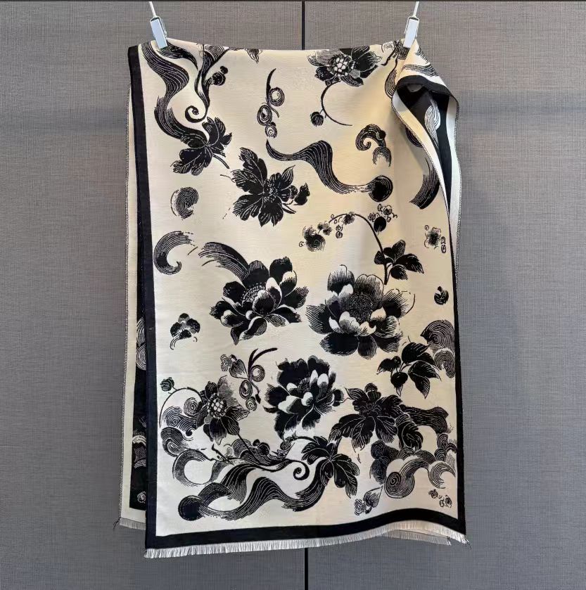 New cash on delivery cross-border e-commerce live streaming high-speed jacquard series peony flower supply chain supply Specification image