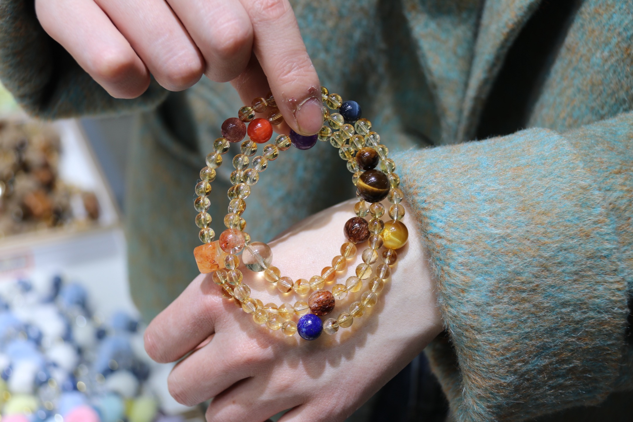 手链/红绳/手链女/水晶手串/手串白底实物图