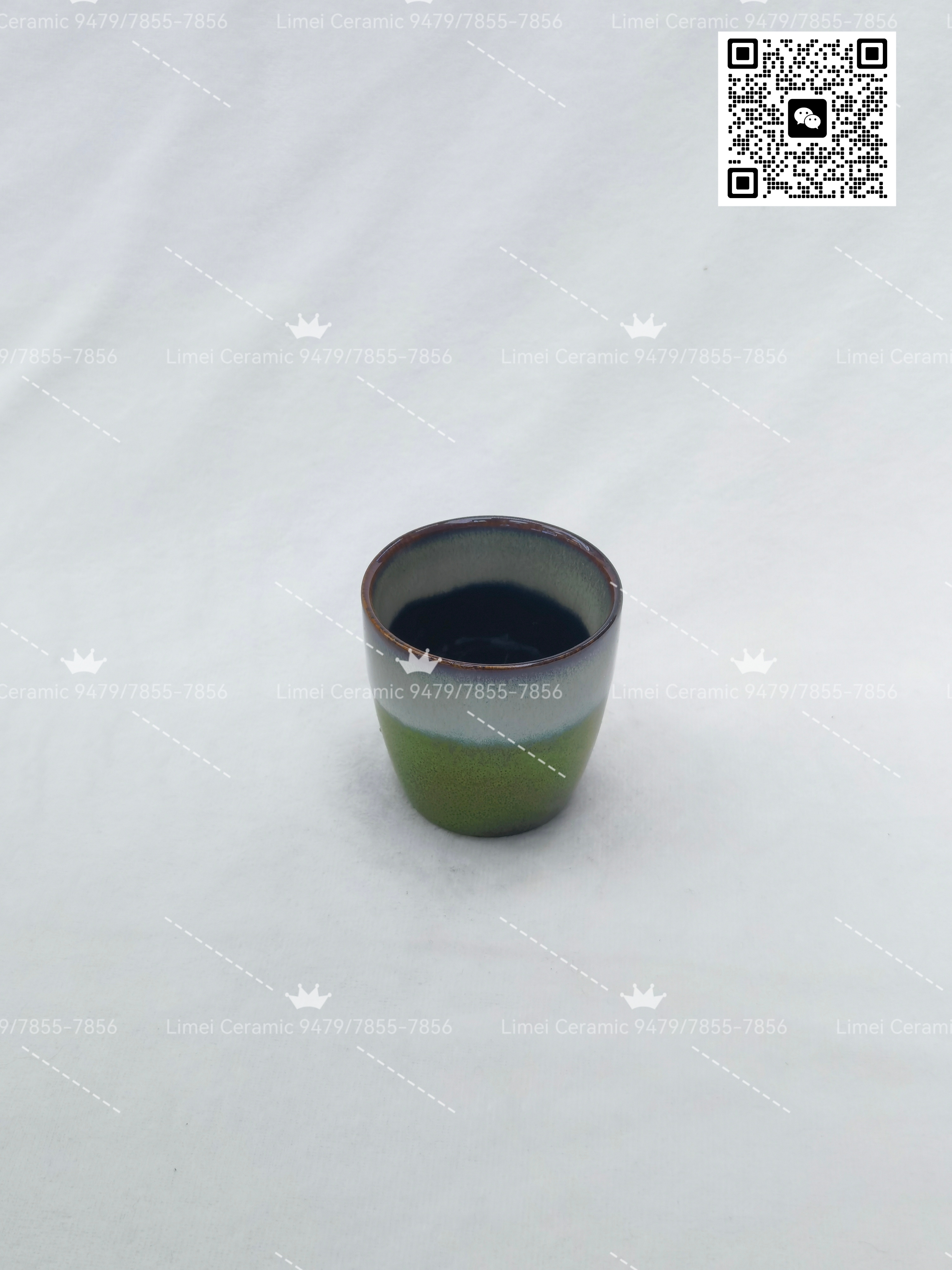 Limei Ceramics British and Japanese Christmas Nordic blue gradient Ceramic cups, light luxury ceramic cups, creative souvenirs Factory direct sales details Picture