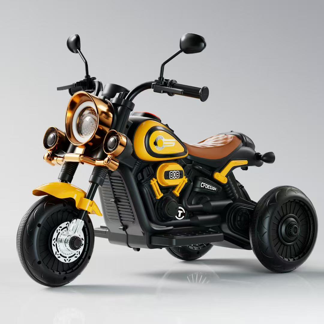 1一3一6岁儿童电动三轮摩托车可坐大人宝宝亲子车小孩电瓶车风车玩具详情图8