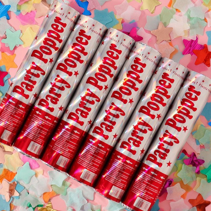 Hand-held colorful five-pointed star firework tubes in the live-streaming room of Internet celebrities, wedding firecrackers, birthday and first birthday celebrations, hand-held spray tubes detail image 6
