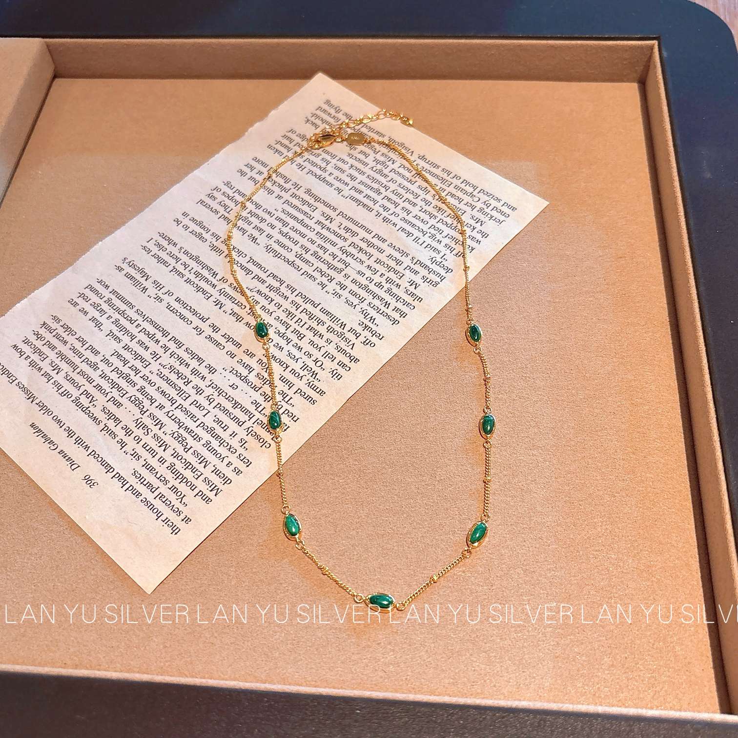 S925通体纯银时尚项链女百搭气质项饰品首饰潮流款