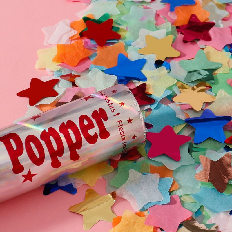 Hand-held colorful five-pointed star firework tubes in the live-streaming room of Internet celebrities, wedding firecrackers, birthday and first birthday celebrations, hand-held spray tubes detail image 8