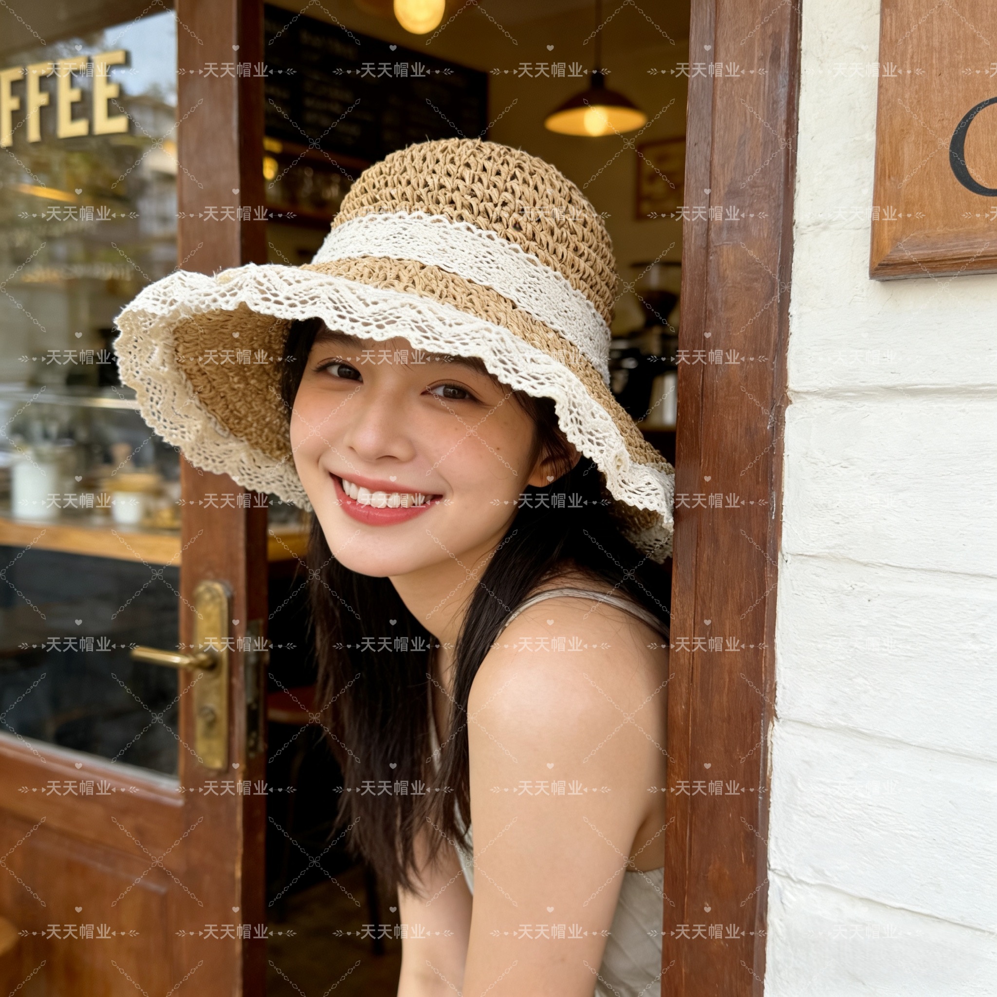 帽子/棒球帽/草帽/遮阳帽/防晒帽白底实物图