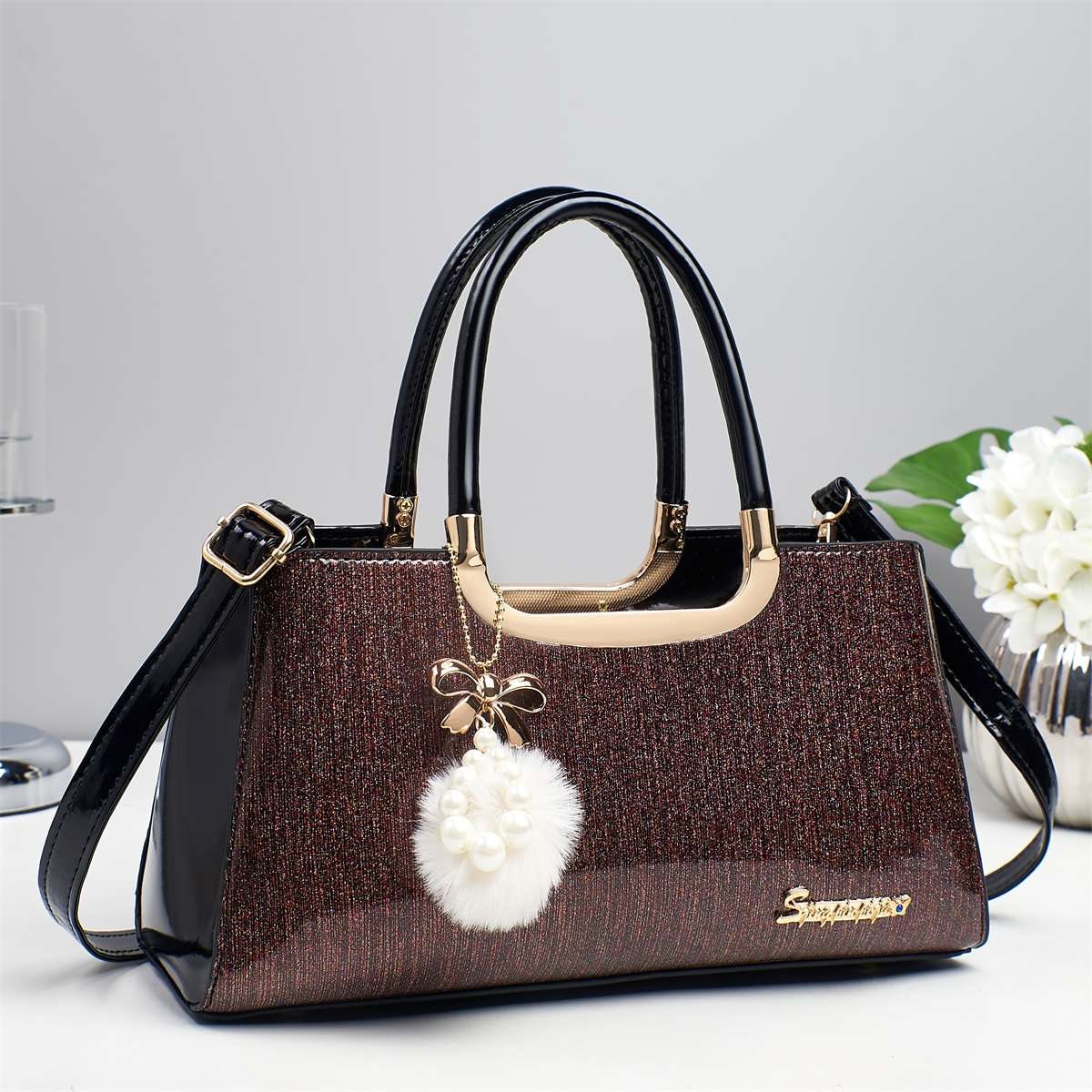 Textured women's bags, tote bags, women's crossbody waist bags, fashionable PU women's bags