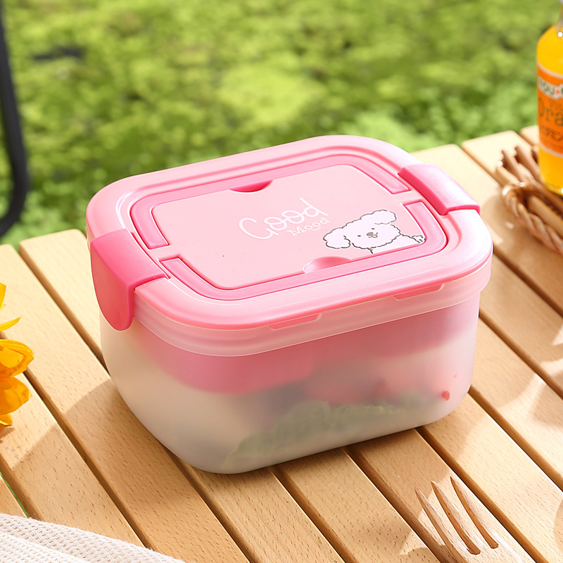 M86-8821 Food-grade microwave oven insulated lunch box, food delivery sealed box, leak-proof lunch box, square box for office workers Item Picture