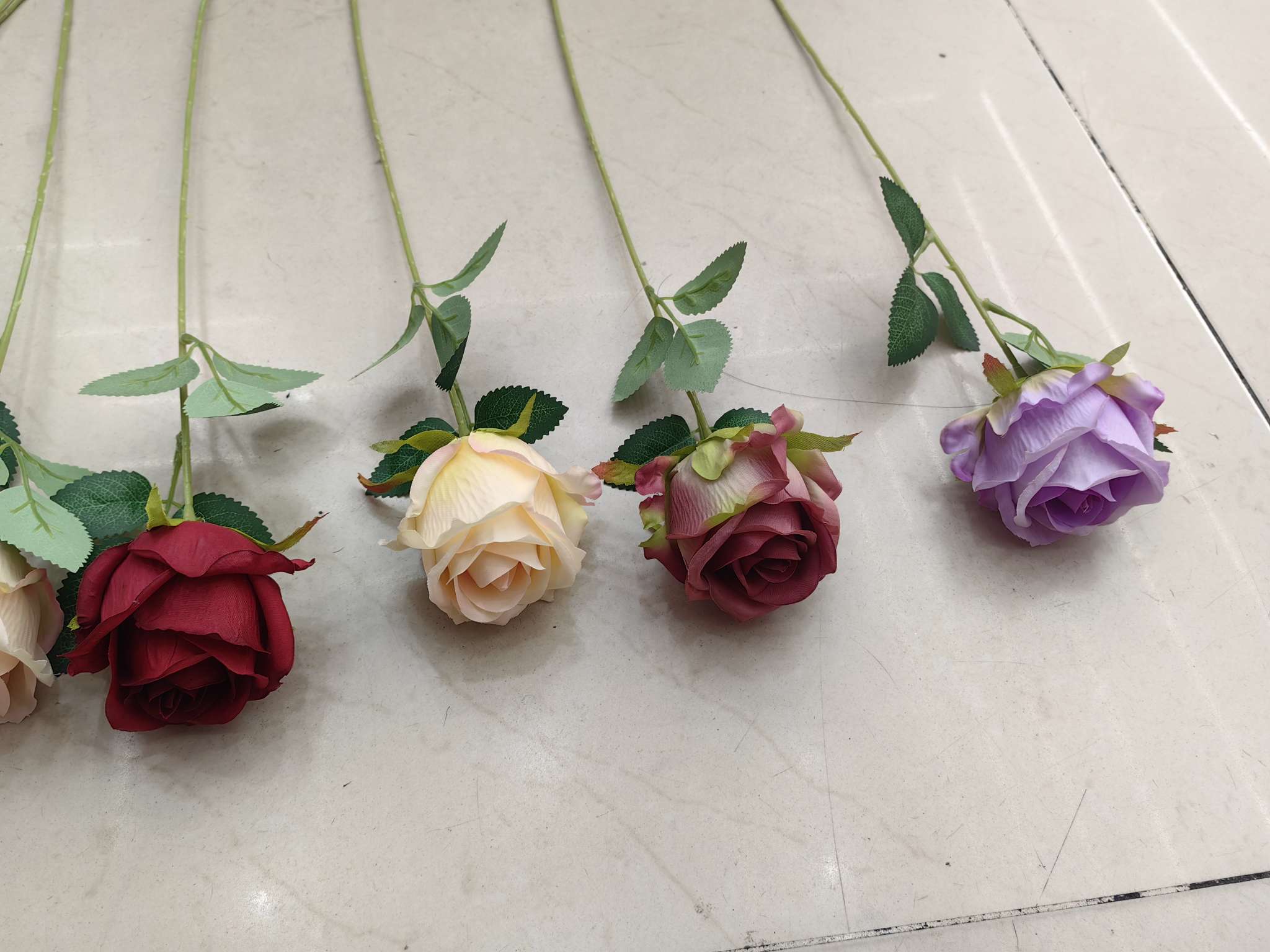 Single rose artificial flower, artificial rose Valentine's flower, Valentine's Day supplies artificial flower detail image 7