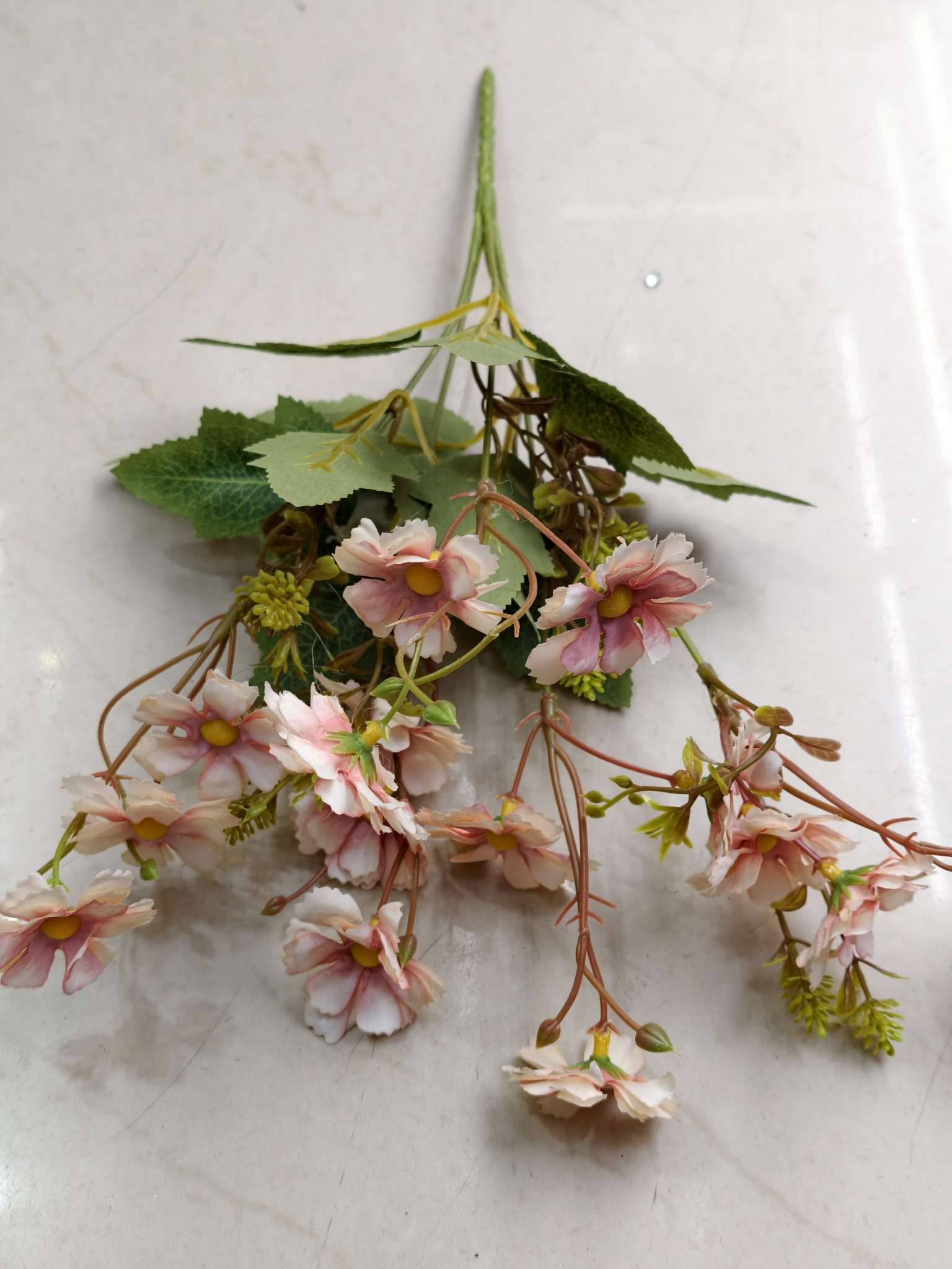 仿真花瓣毛线太阳花工艺品礼品假花小 清明花仿真花装饰品仿真花详情图2