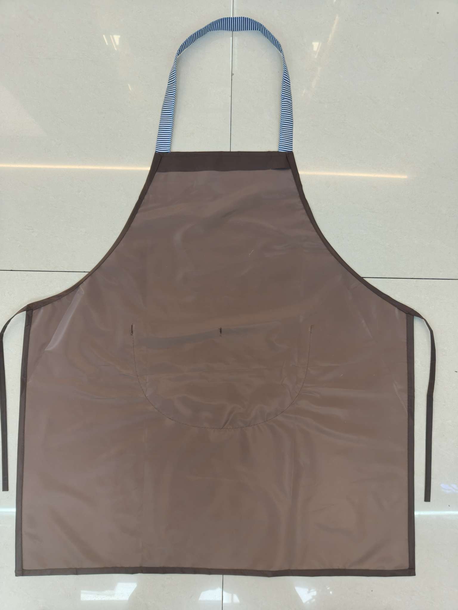 Korean cartoon wear-resistant kitchen oil-proof waistband, home and restaurant oil-proof work clothes, neck-hanging baking apron for adults pic 13