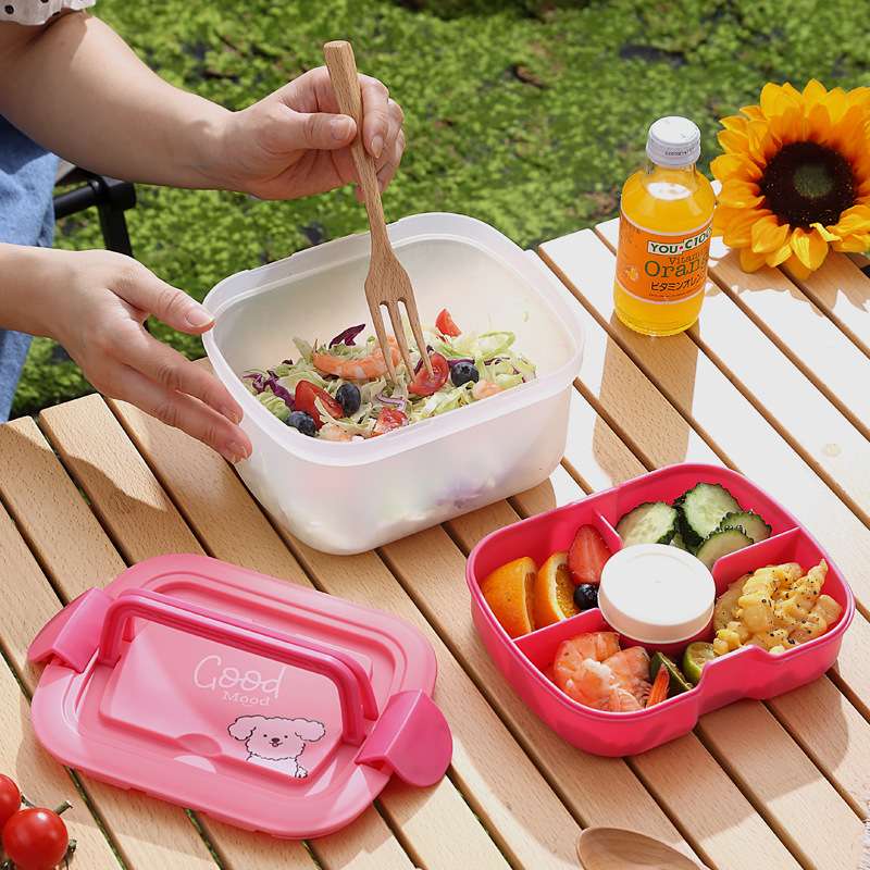 M86-8821 Food-grade microwave oven insulated lunch box, food delivery sealed box, leak-proof lunch box, square box for office workers details Picture