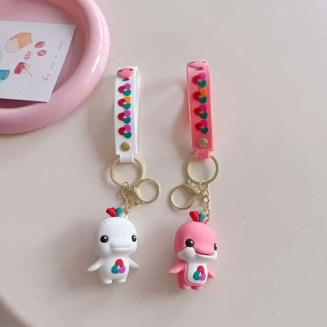 钥匙扣/卡通钥匙扣挂件/钥匙扣公仔挂件/发光闪光钥匙扣/流沙入油玩具细节图
