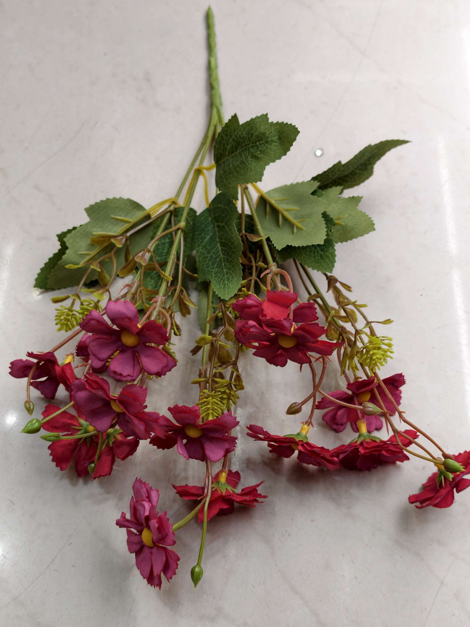 仿真花瓣毛线太阳花工艺品礼品假花小 清明花仿真花装饰品仿真花细节图