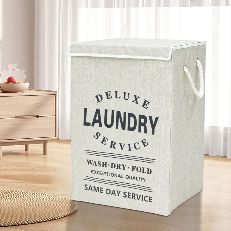 收纳箱/百纳箱棉麻/带轮整理箱/收纳/露营收纳箱产品图