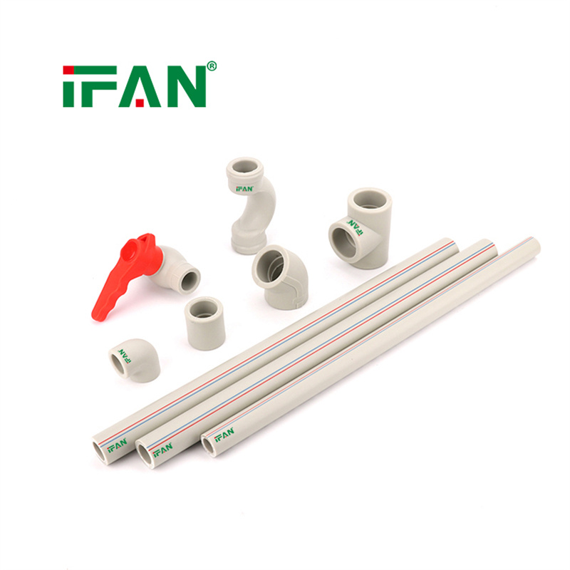 IFAN Grey Plastic PPR Plumbing Coupling PPR Pipe Fittings	