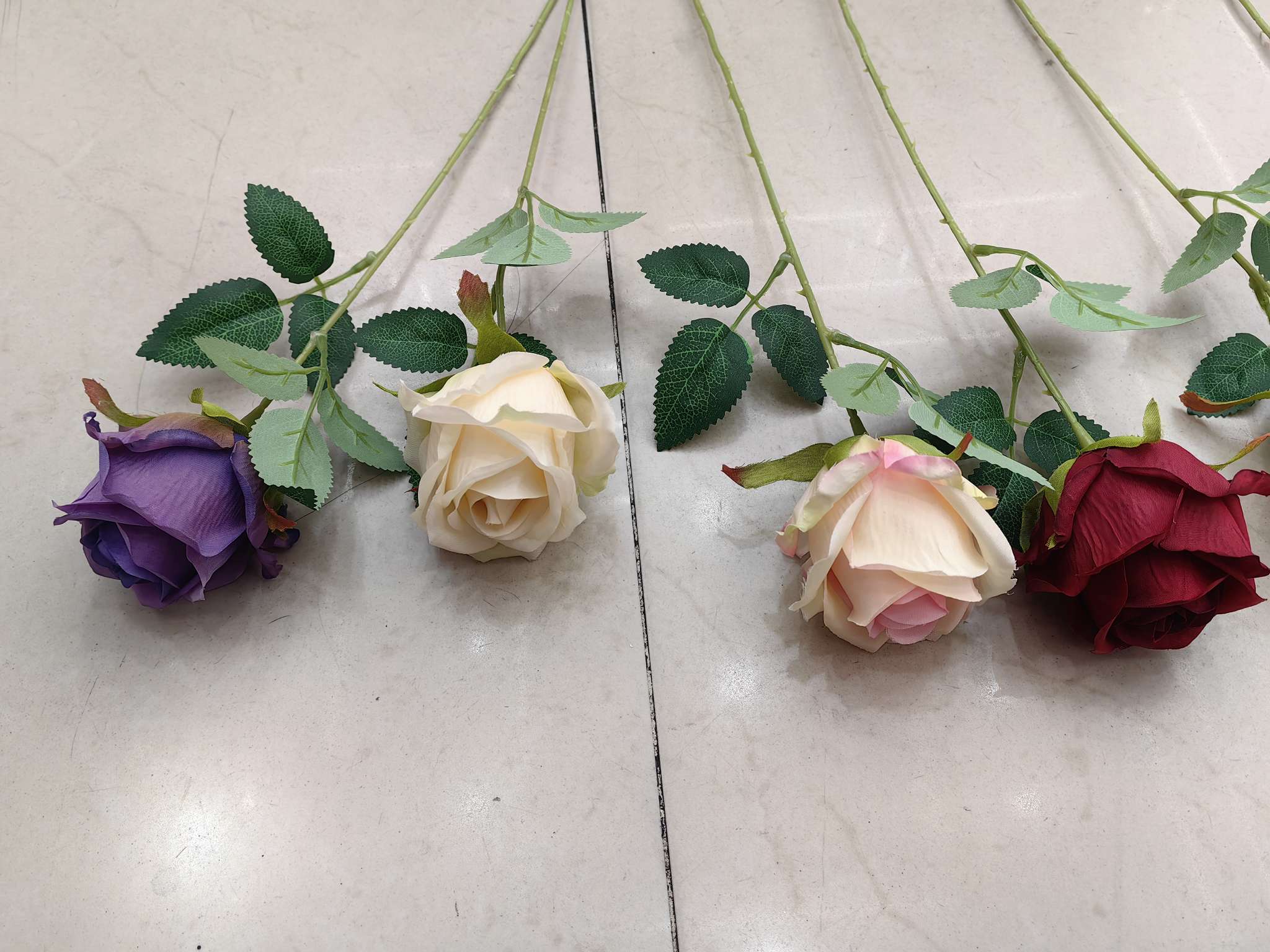 Single rose artificial flower, artificial rose Valentine's flower, Valentine's Day supplies artificial flower detail image 6