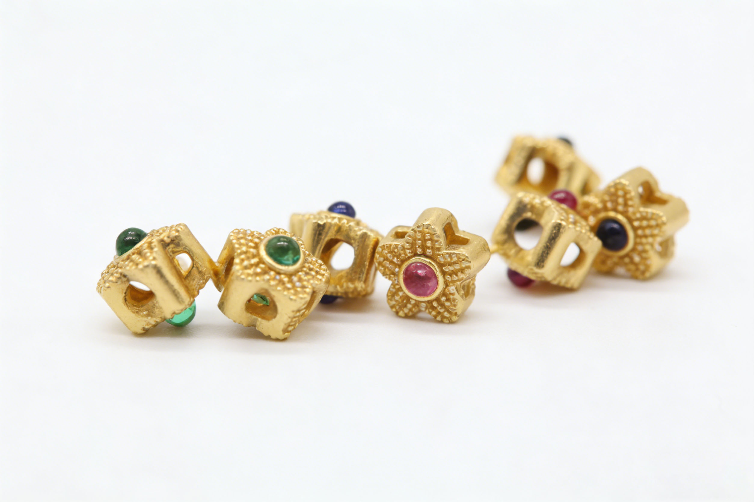 铃铛/树脂配件/亚克力链条扣/DIY装饰品配件/奶油胶白底实物图