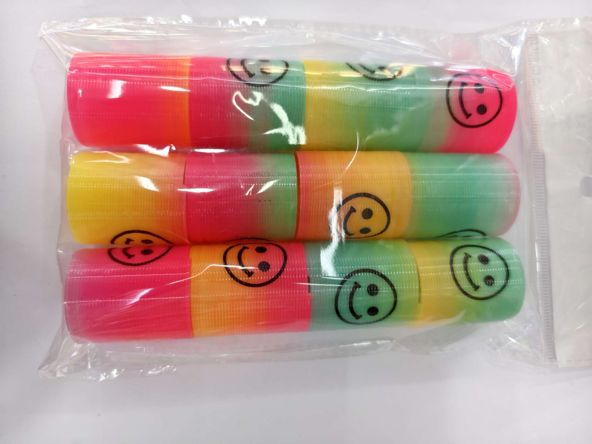 多彩弹簧彩虹圈儿童益智玩具七彩圈伸缩弹力圈魔术圈幼儿园小礼物玩具