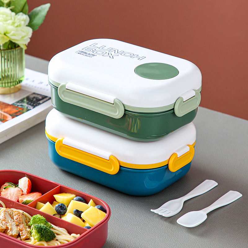 M86-8838 lunch box, sealed in compartments, microwave oven heating, students, office workers, portable lunch boxes Application Scenario