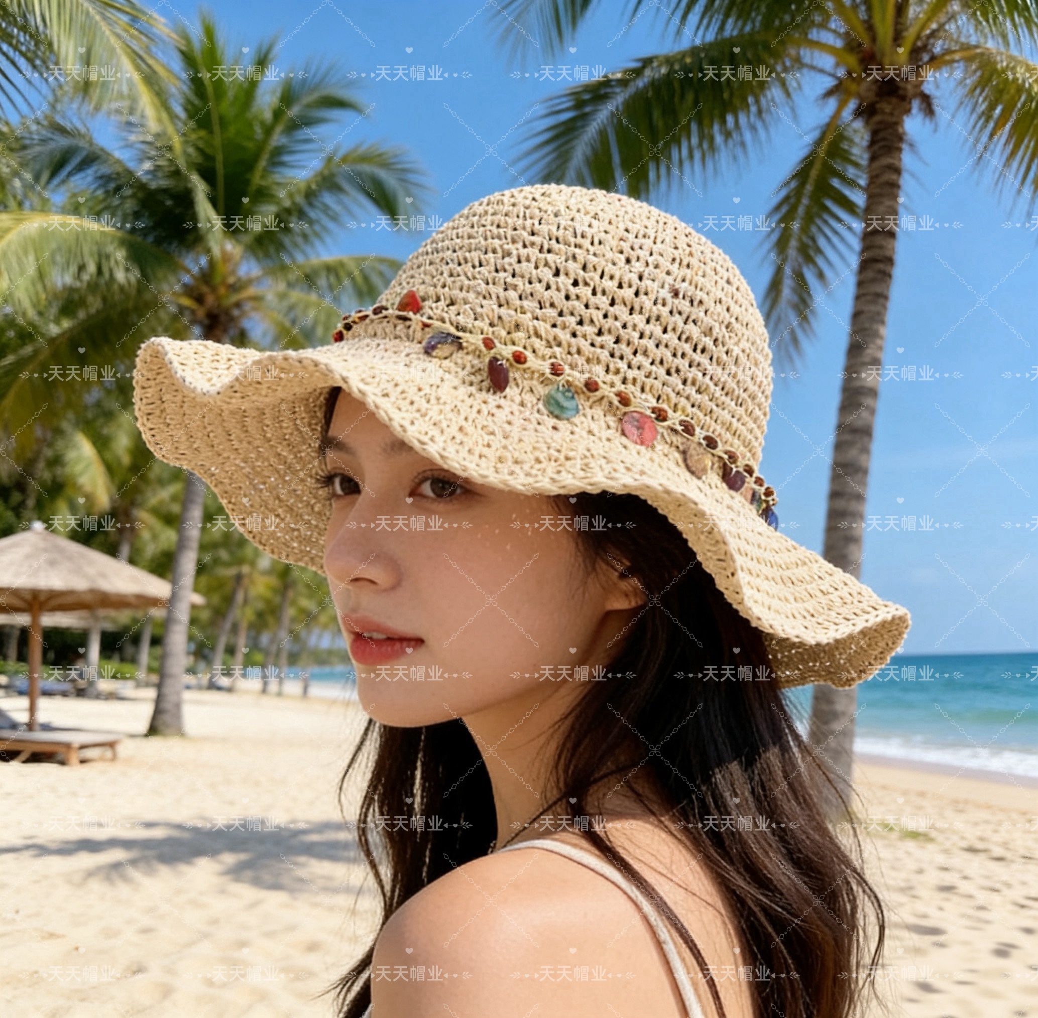 帽子/棒球帽/草帽/遮阳帽/防晒帽细节图