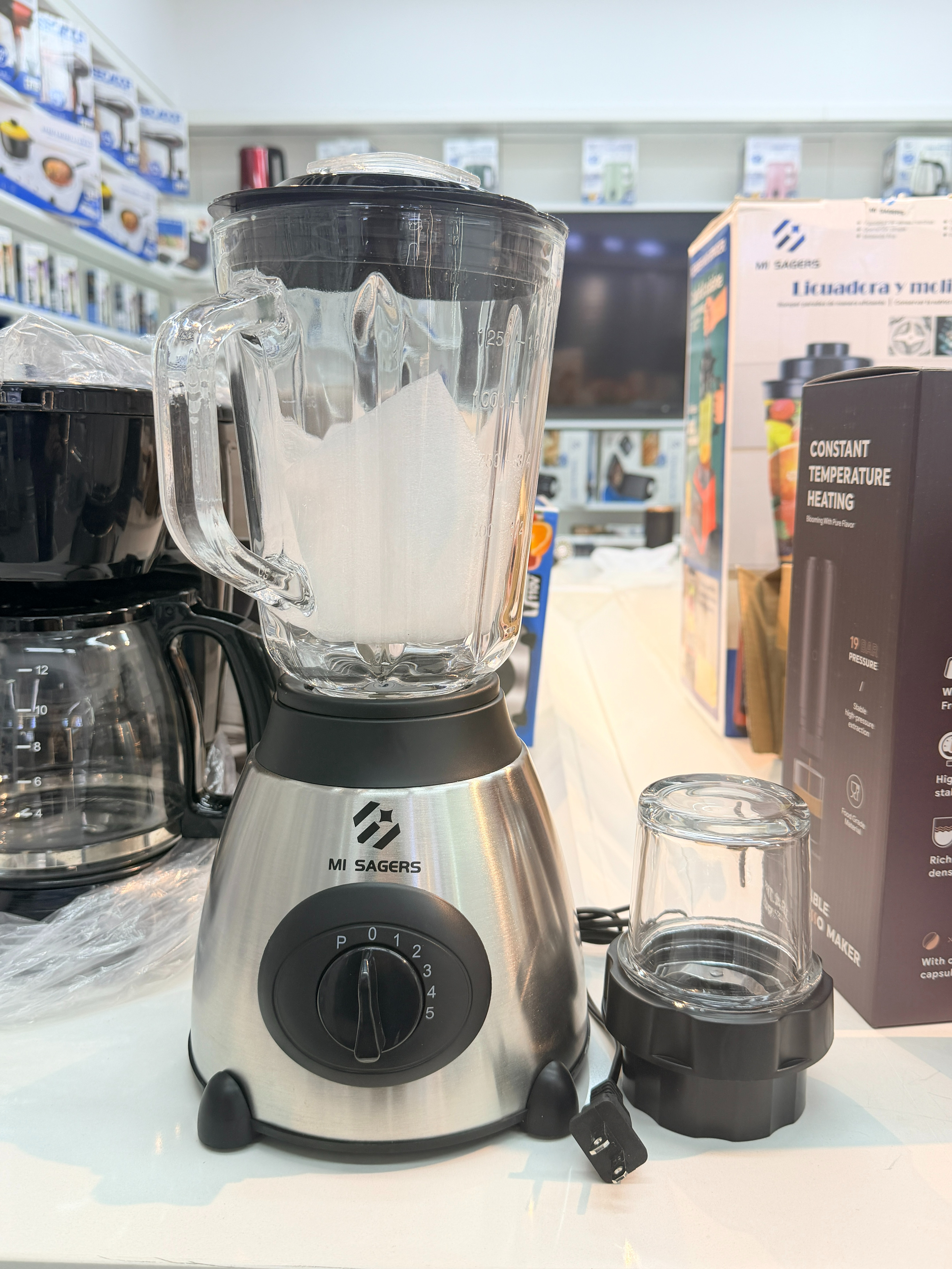 1.5L点动绞肉机厨房用榨汁机打肉机多功能搅拌机