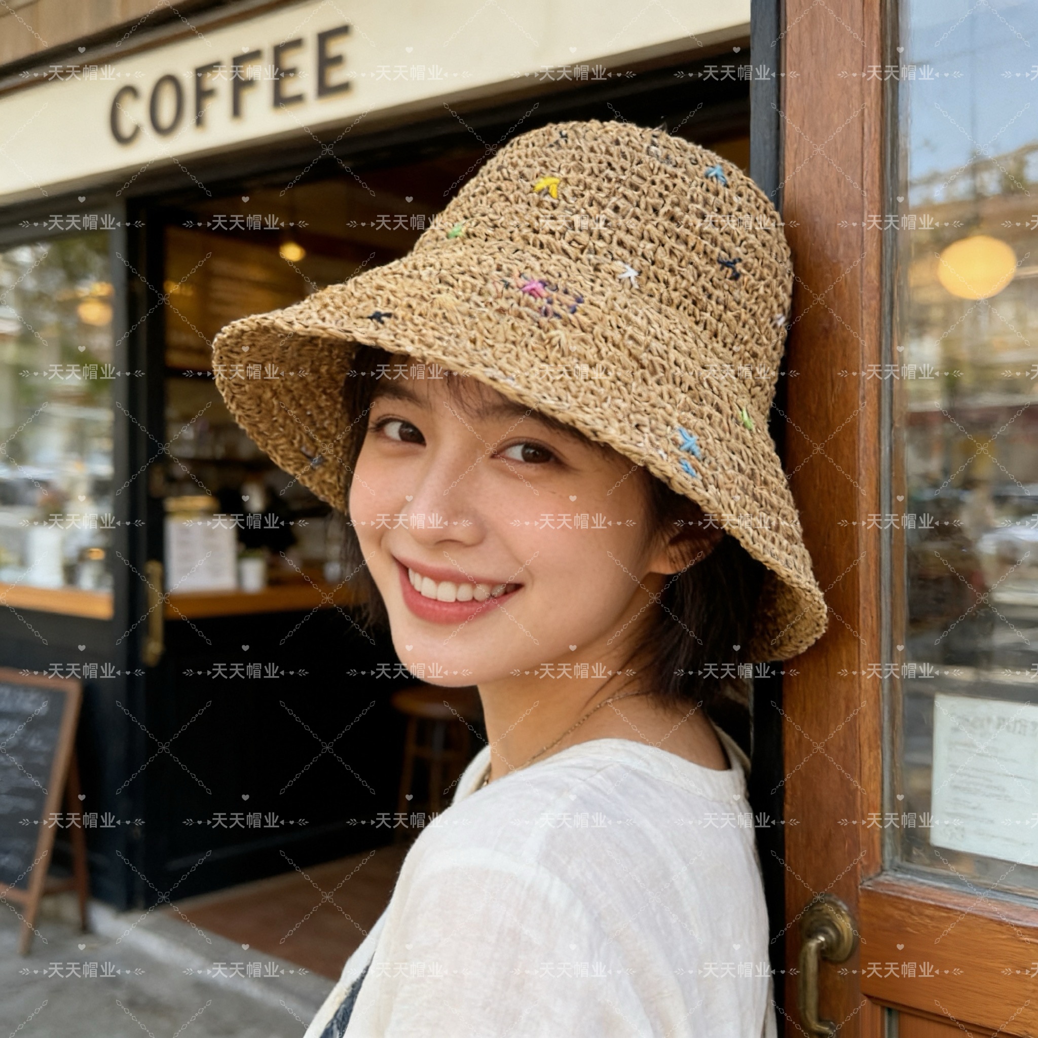 帽子/棒球帽/草帽/遮阳帽/防晒帽白底实物图