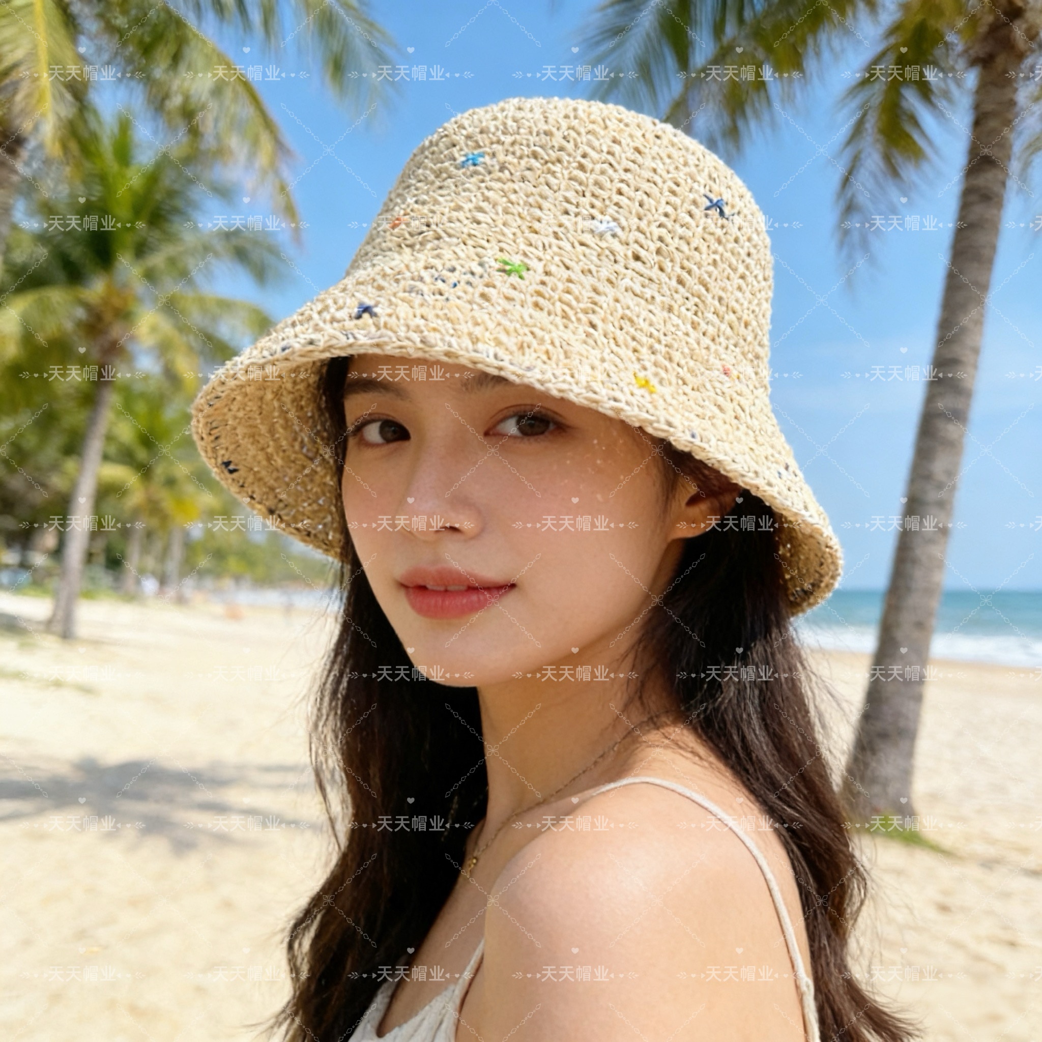 帽子/棒球帽/草帽/遮阳帽/防晒帽细节图