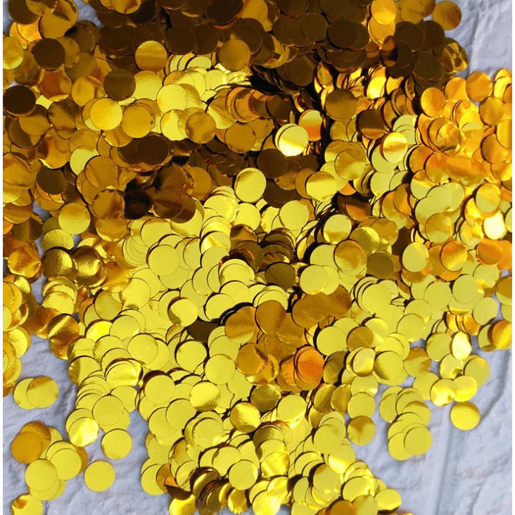 1.5 cm round balloon sequins, 500 g bouncy balls, transparent balls, gold, silver, rose gold thin sheet fillers detail image 6