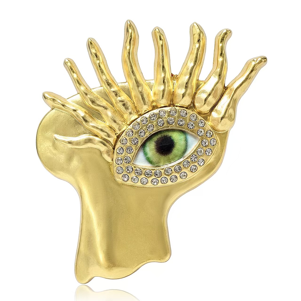 胸针/金榜题名/莫桑钻胸针/胸针复古/吧唧白底实物图