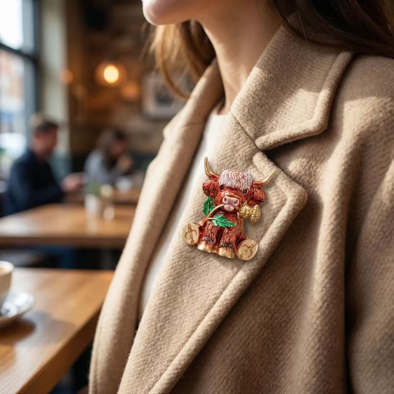 胸针/金榜题名/莫桑钻胸针/胸针复古/吧唧产品图